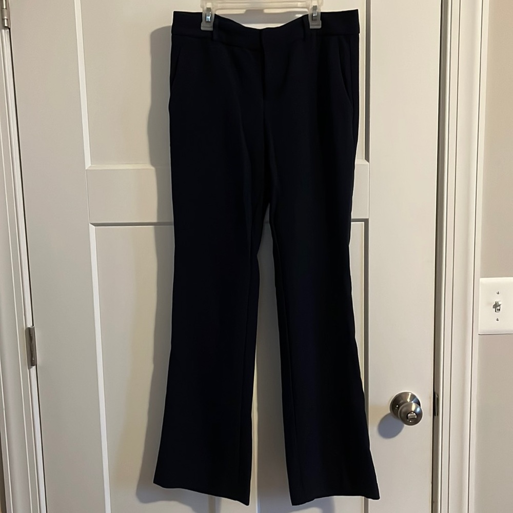 Old navy flare navy blue dress pants